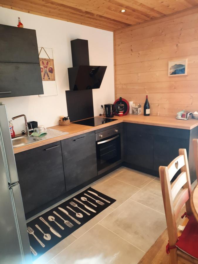 Ferienwohnung Les Terrasses Du Mont Blanc Le Praz de Lys Exterior foto
