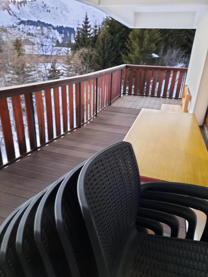 Ferienwohnung Les Terrasses Du Mont Blanc Le Praz de Lys Exterior foto