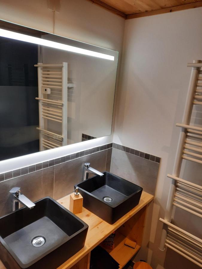 Ferienwohnung Les Terrasses Du Mont Blanc Le Praz de Lys Exterior foto