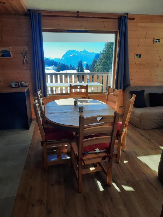 Ferienwohnung Les Terrasses Du Mont Blanc Le Praz de Lys Exterior foto