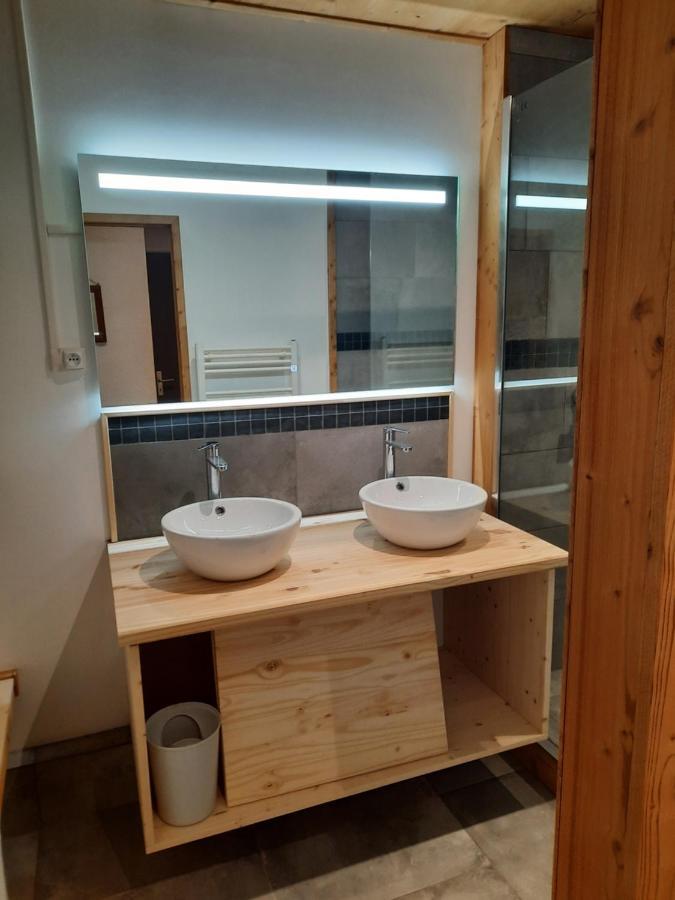 Ferienwohnung Les Terrasses Du Mont Blanc Le Praz de Lys Exterior foto